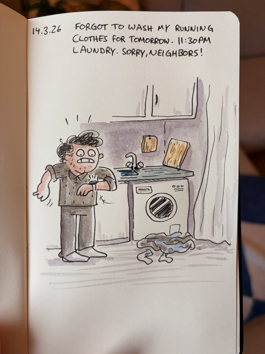 Can't run 10K without clothing, can I?