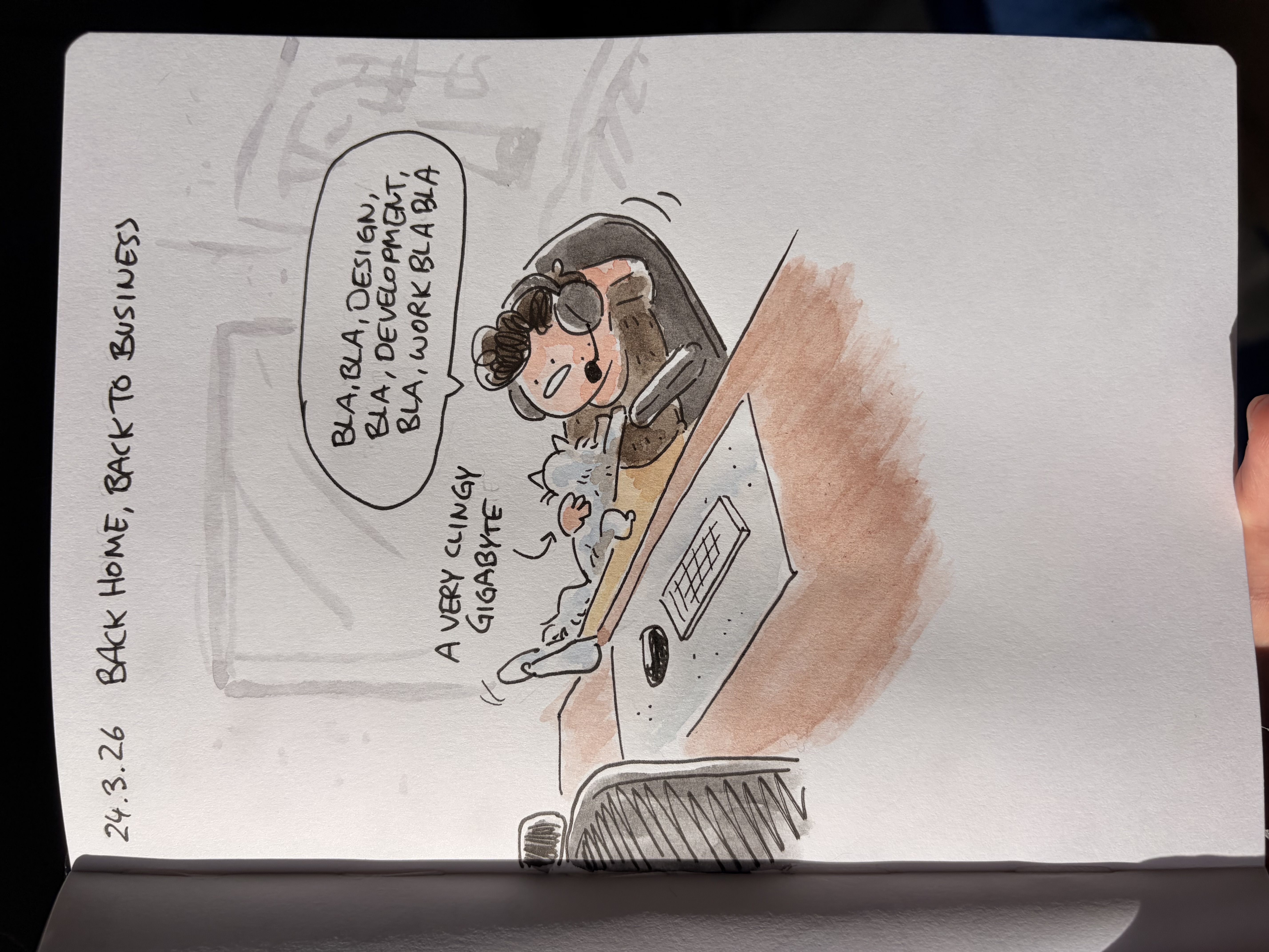 Back home, back to business