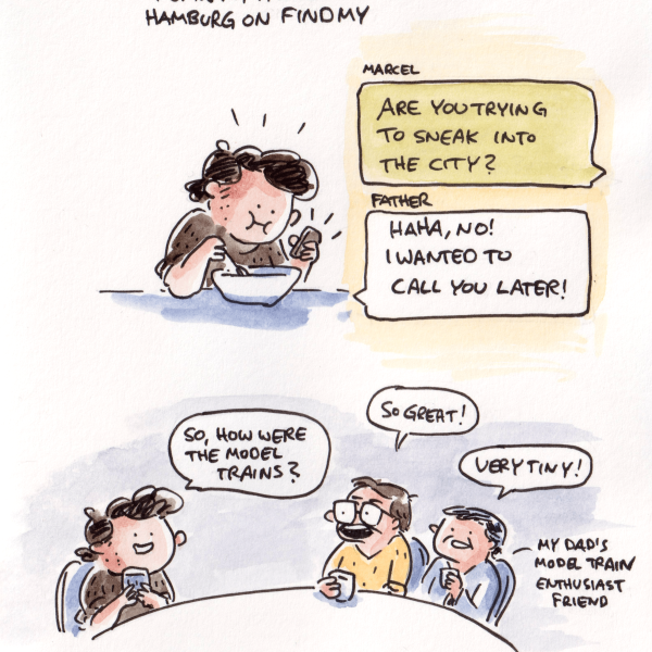 Model trains and a lack of privacy.