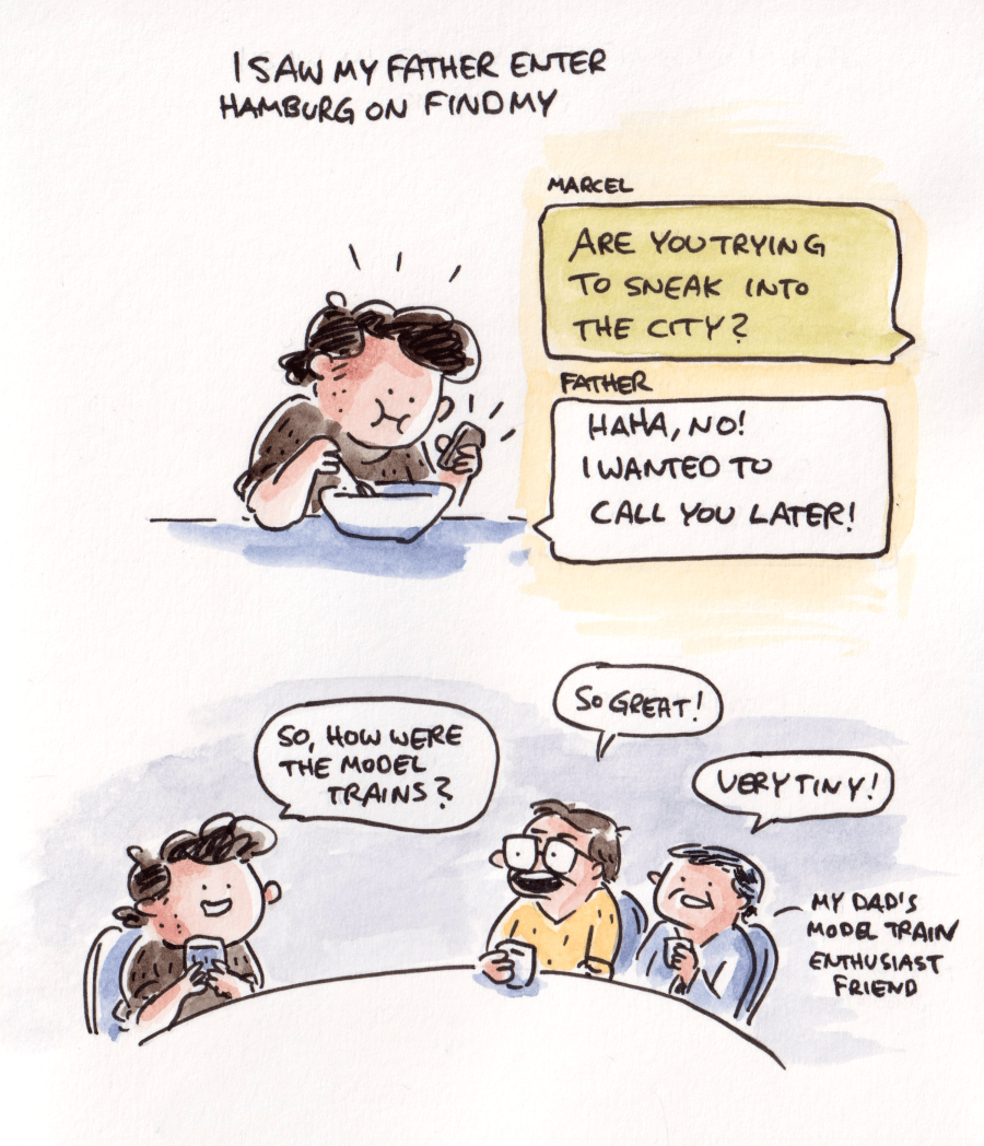 Model trains and a lack of privacy.