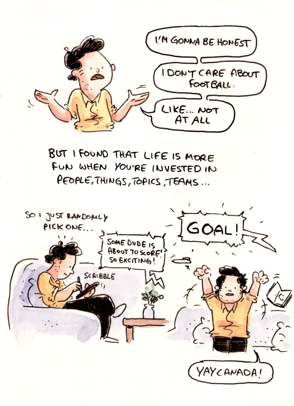 Life is more rewarding when you’re invested in things.