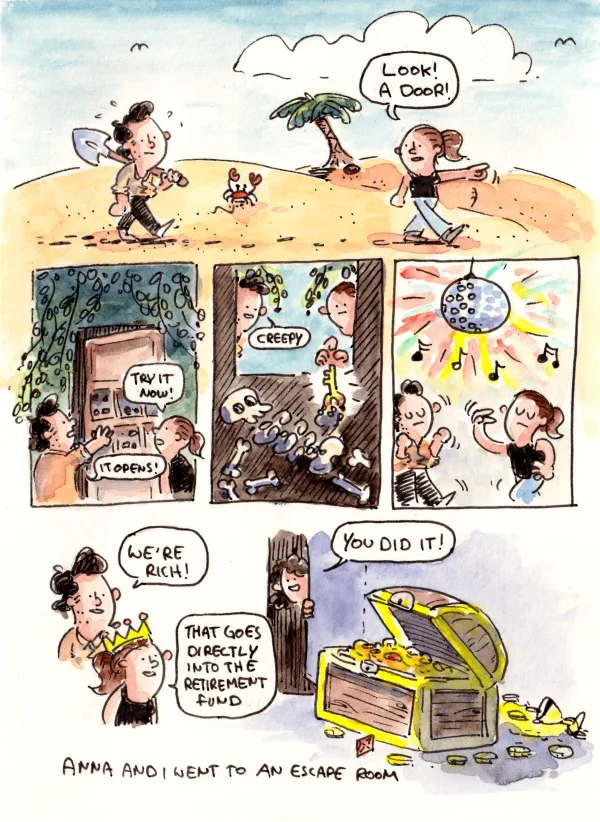This might be my absolute favorite comic from this year of daily comics so far.