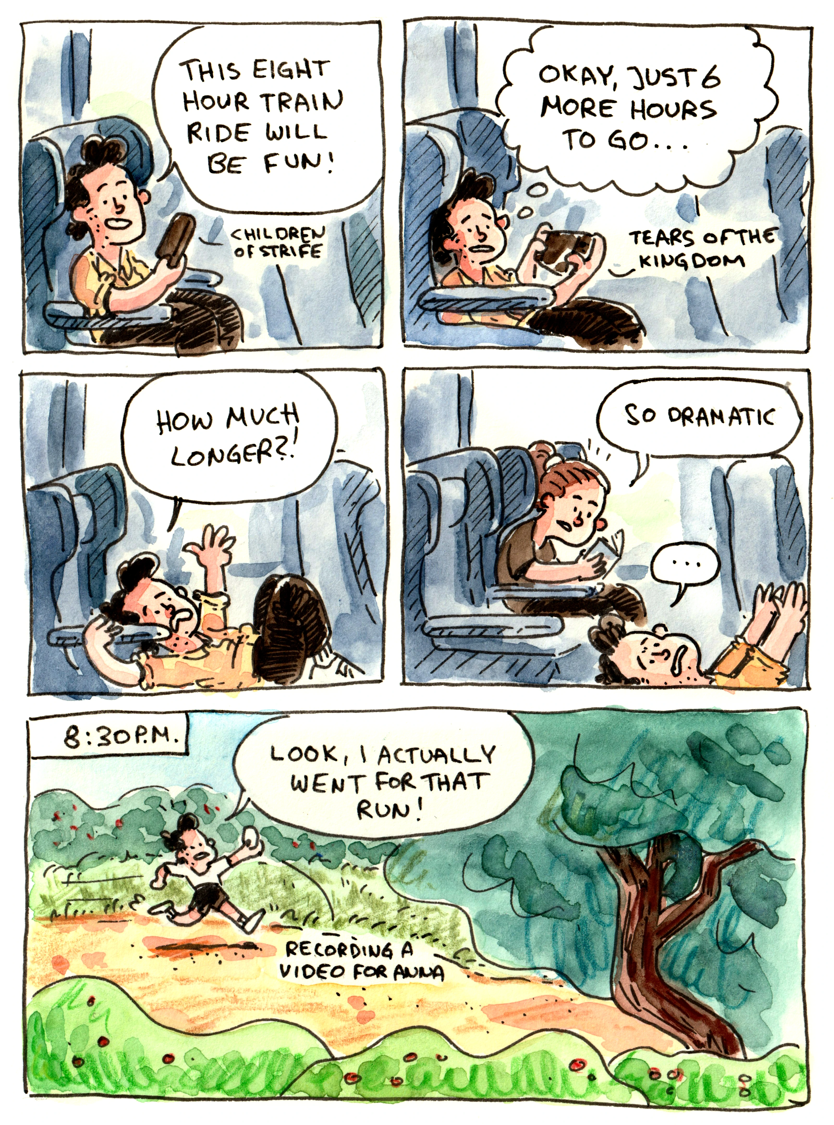 Every time a long train ride is part of the itinerary, I pack my Switch 2. Every time, I pull it out for maybe ten minutes, if that, before it ends up shoved back into my backpack. You’d think I’d have learned by now and just leave it at home. But I’ll do exactly the same thing next time.

Marcel from four years ago would never have been able to go for a run after a day of travel. For one thing, I wasn’t running back then. For another, travel used to take so much out of me that I’d be completely spent.

But over the last couple of years, I’ve worked on my relationship with travel, and this run felt like one of the clearest signs of progress.